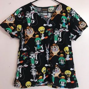 LOONEY TUNES SCRUB TOP
